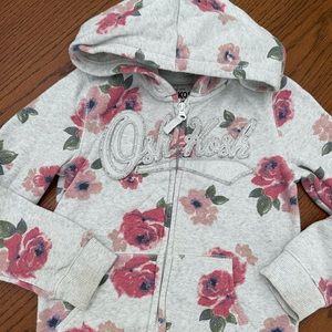 Oshkosh Floral Zip Up size 5T